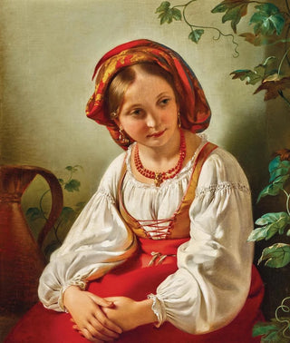 Friedrich von Amerling - An Italian Girl.webp