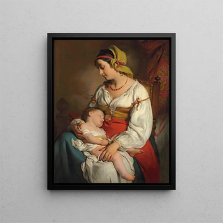 Friedrich von Amerling - Italienische Mutter mit Kind.webp