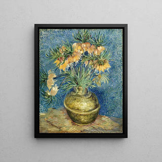 Fritillaires, couronne impériale dans un vase de cuivre - Vincent Van Gogh | Reproduction Tableau Décoration murale affiche copie