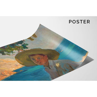 Garçon au sombrero, Jávea - Joaquín Sorolla | Reproduction Tableau Décoration murale affiche copie