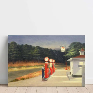 Gas - Edward Hopper | Reproduction Tableau Décoration murale affiche copie