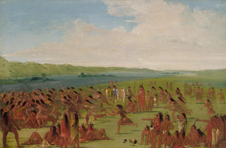 George Catlin - BallPlay of The Women Prairie Du Chien.webp