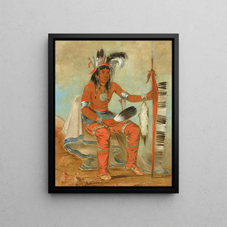 George Catlin - Ondaig The Crow a Dandy.webp