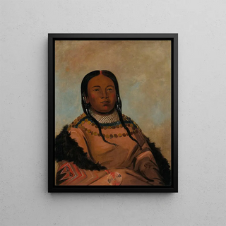 George Catlin - WiLohTahEehTchhTaMhNee Red Thing That Touches In Marching Daughter of Black Rock.webp