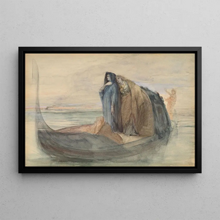 Georges Jules Victor Clairin - Gondola in the Venetian Lagoon.webp