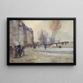 Georges Jules Victor Clairin - Le Quai Des Grands Augustins.webp