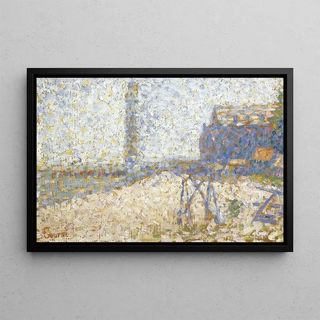 Georges Seurat - Lhospice Et Le Phare De Honfleur.webp