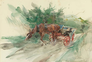 Giovanni Boldini - Horse And Carriage.webp