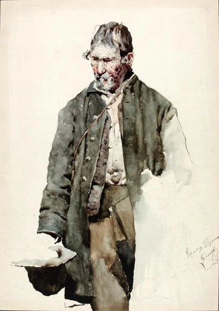 Giuseppe Signorini - Study of an Old Man.webp