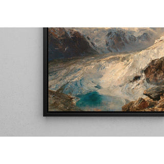 Glacier de Grand Croux, Cogne - Edward Theodore Compton | Reproduction Tableau Décoration murale affiche copie