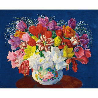 Grand Bouquet de Tulipes - Moïse Kisling | Reproduction Tableau Décoration murale affiche copie