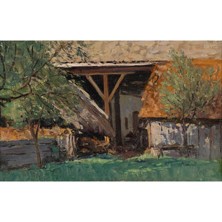 Grange à Stainz - Alfred Zoff | Reproduction Tableau Décoration murale affiche copie