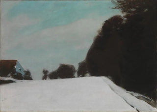 Gustav Kampmann - Nach Sonnenuntergang im Winter.webp