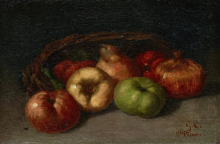 Gustave Courbet - Still Life with Apples Pear and Pomegranates.webp