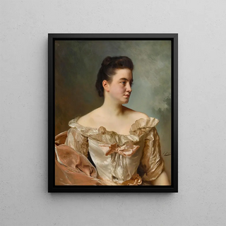 Gustave Jean Jacquet - A portrait of a lady in pink.webp
