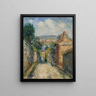 Gustave Loiseau - La rue Thuringe Bonsecours Rouen.webp