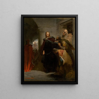 Gyula Benczr - Hunyadis Farewell to his Homeland.webp