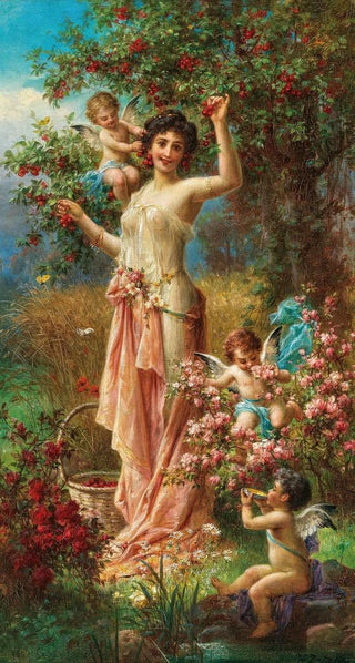 Hans Zatzka - An Allegory of Summer with Messengers of Love.webp