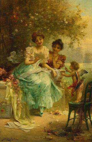 Hans Zatzka - The Love Letter.webp