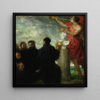 Konsttryck | Hyllning till Eugène Delacroix - Henri Fantin-Latour