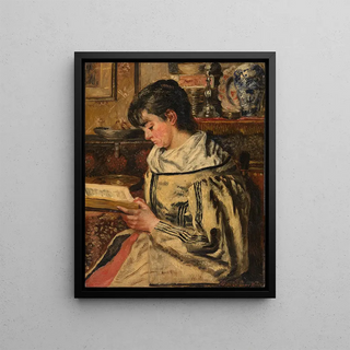 Henri de Braekeleer - Woman Reading.webp