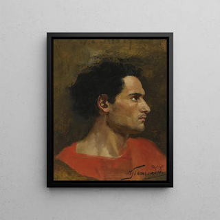 Henryk Siemiradzki - Man in profile.webp