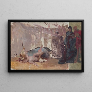 Henryk Siemiradzki - Study to the Painting Christian Dirce.webp