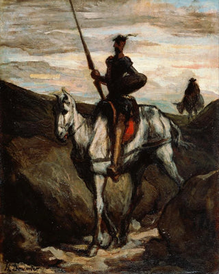 Honor Daumier - Don Quixote in the Mountains.webp