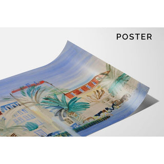 Hôtel à Cannes - Raoul Dufy | Reproduction Tableau Décoration murale affiche copie