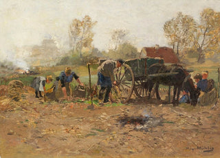 Hugo Mhlig - Bei der Ernte Niederrhein.webp