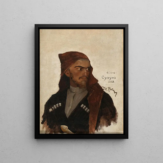 Ilya Efimovich Repin - Portrait of a Kabardian Prince.webp