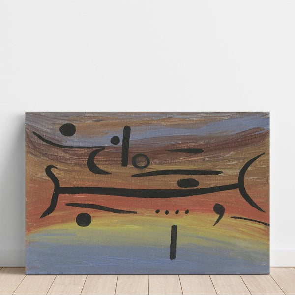 Reproduktion av målningen Instrument - Paul Klee
