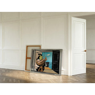 Intérieur Au Balcon de Louis Marcoussis | Reproduction Tableau Décoration murale affiche copie