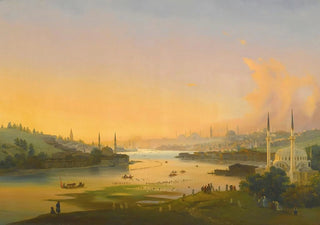 Ippolito Caffi - Sunrise Over The Golden Horn.webp