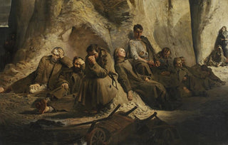 Jacek Malczewski - Sunday at the mine Rest at the mine.webp