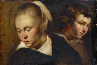 Jacob Jordaens - Study Of Heads.webp