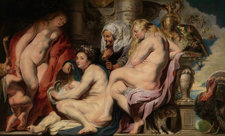 Jacob Jordaens - The Daughters of Cecrops Finding the Child Erichthonius.webp
