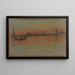 James Abbott McNeill Whistler - Venice Sunset on Harbour.webp