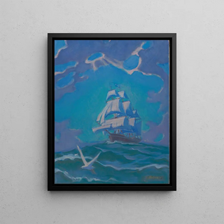 James C Kulhanek - Under Full Sail.webp