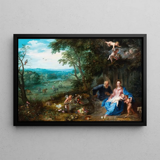 Jan Brueghel the Younger - Rest on the Flight into Egypt.webp