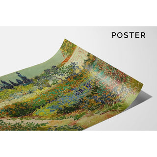 Jardin à Arles - Vincent van Gogh | Reproduction Tableau Décoration murale affiche copie