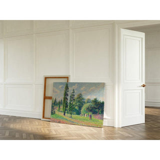 Jardin de Kew, Londres, Près d'un Étang - Camille Pissarro | Reproduction Tableau Décoration murale affiche copie