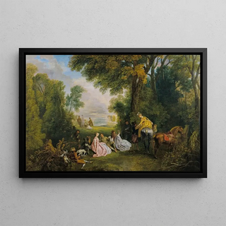 JeanAntoine Watteau - Rendezvous de chasse.webp