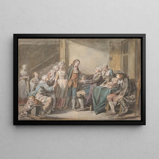 JeanBaptiste Greuze - The Marriage Contract.webp