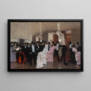 Jean Braud - Altercation dans les couloirs de lOpra.webp