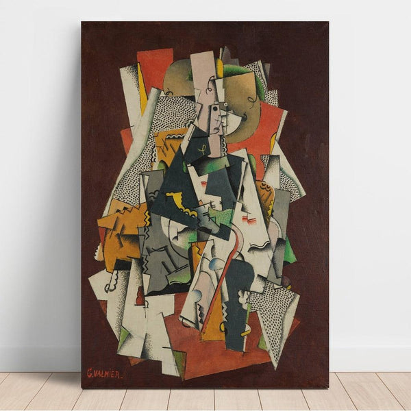 Reproduktion av målningen Ung flicka sittande - Georges Valmier
