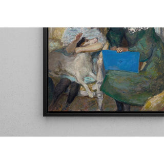 Jeunes Filles au Chien Deux des filles d'Alexandre Natanson - Pierre Bonnard | Reproduction Tableau Décoration murale affiche copie