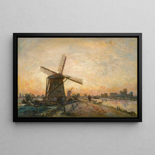 Johan Barthold Jongkind - Halage En Hollande.webp