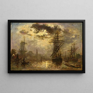 Johan Barthold Jongkind - Les moulins de Rotterdam.webp