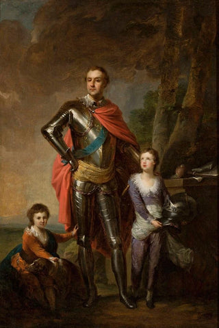Johann Baptist von Lampi the Elder - Franciszek Ksawery Branicki with his sons Aleksander and Wadysaw.webp